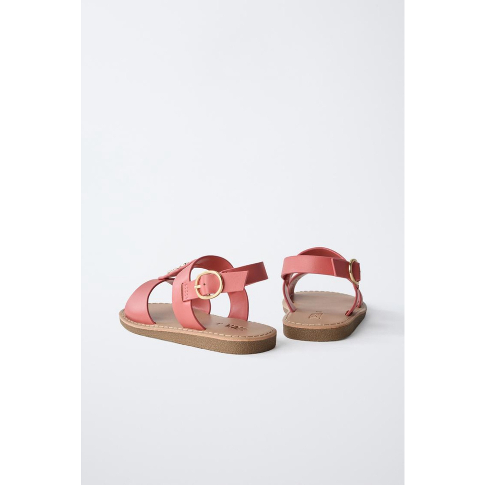 Zara Baby Detail Sandals Size 8US 24 EU - Picture 4 of 6